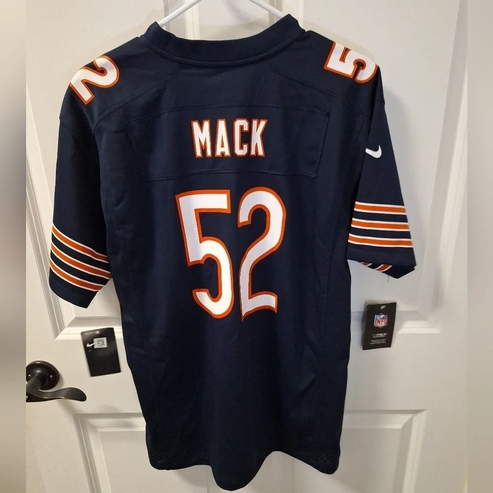 A Nike official NFL Chicago Bears #52 Mack jersey in a men's size XL. NWT